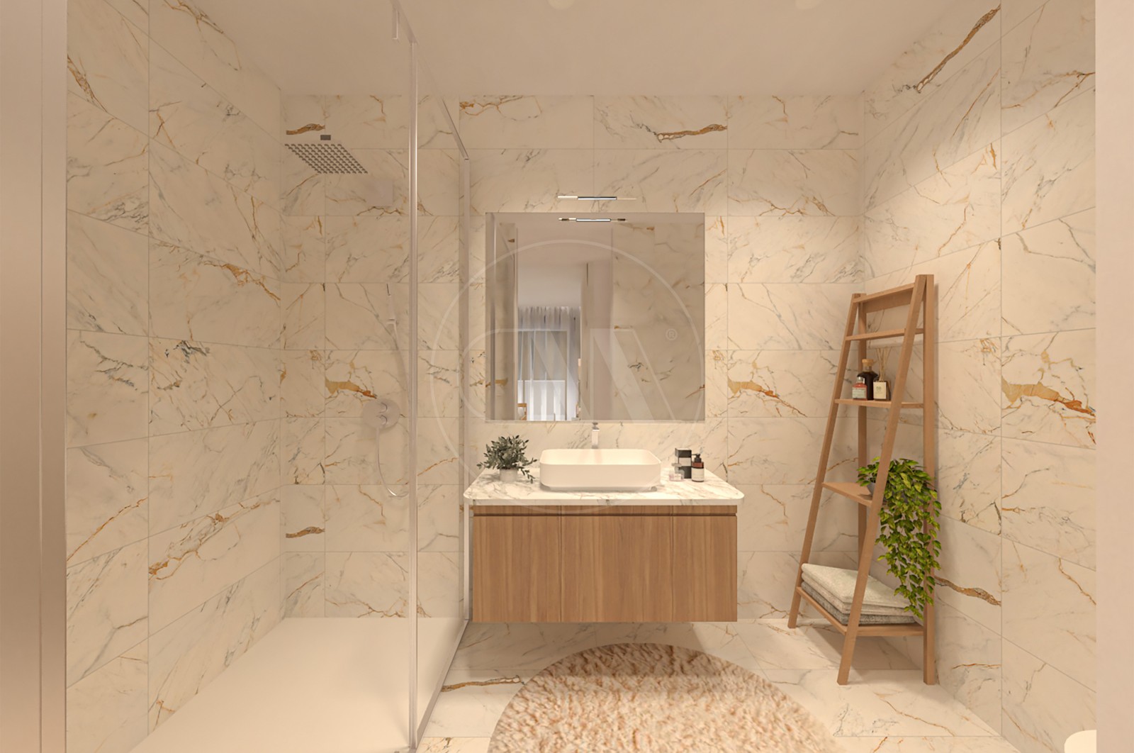 Apartamento T2 para Venda em Esposende, Marinhas e Gandra, Esposende, Braga - Casa de banho (Imagem 1)