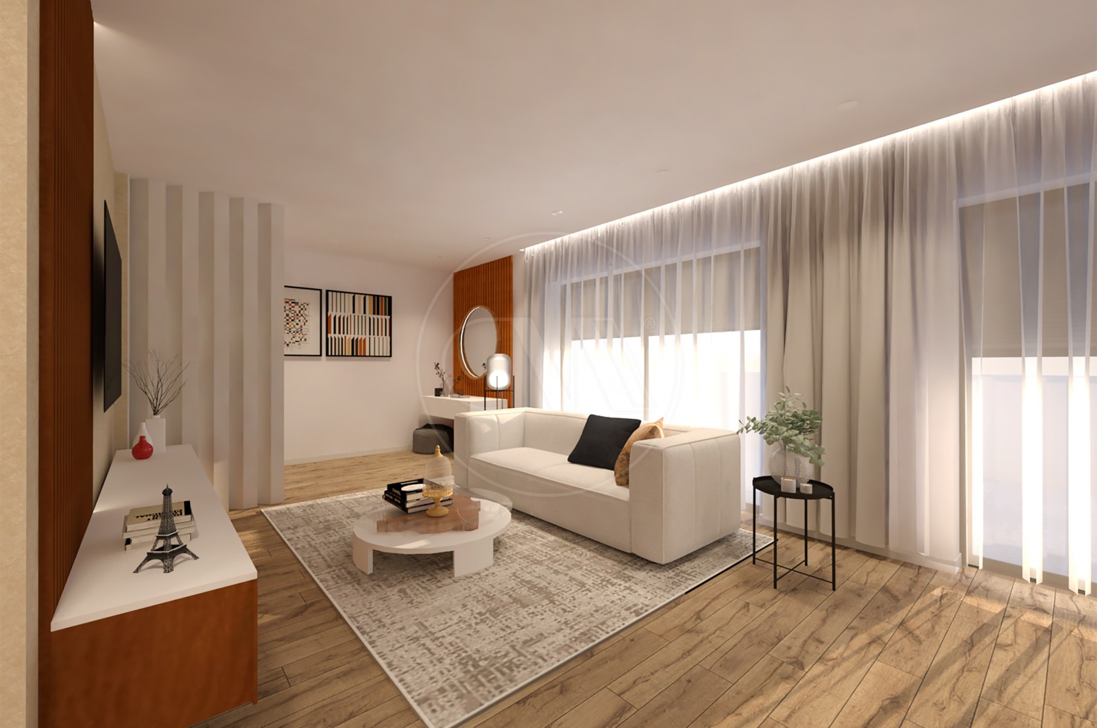 Apartamento T1 para Venda em Esposende, Marinhas e Gandra, Esposende, Braga - Sala (Imagem 1)
