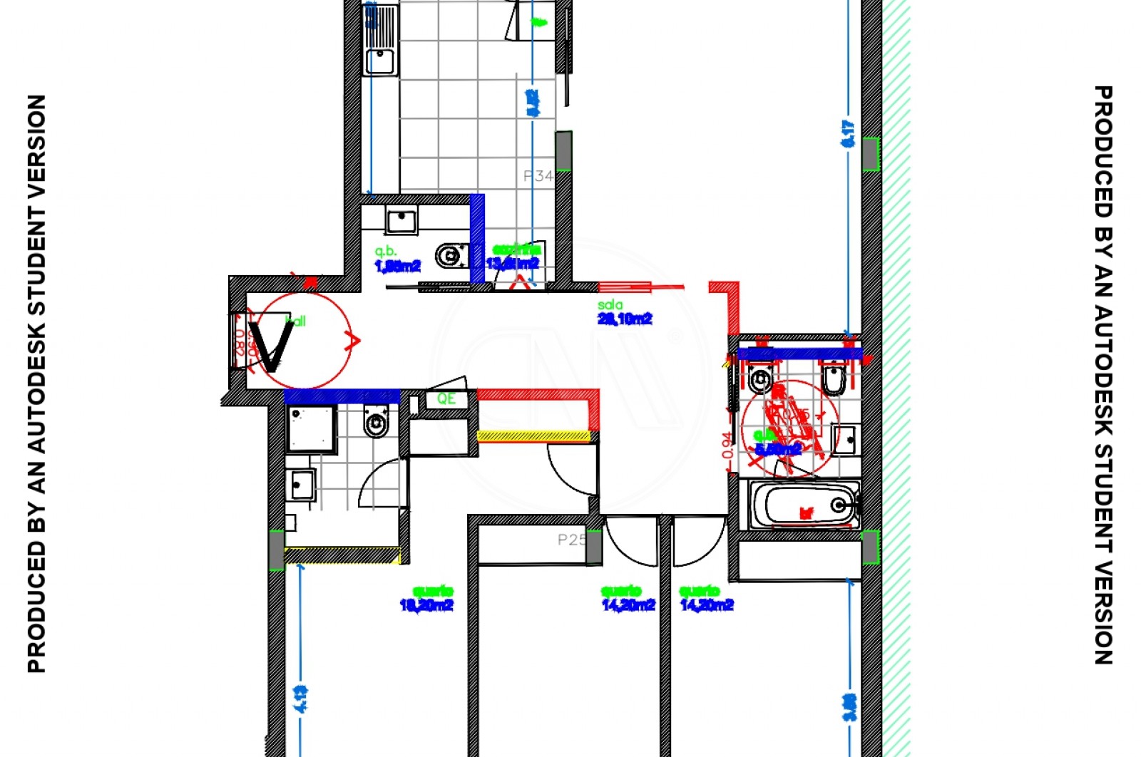 Apartment T3 for For sale in Cidade da Maia, Maia, Porto - Planta (Imagem 1)