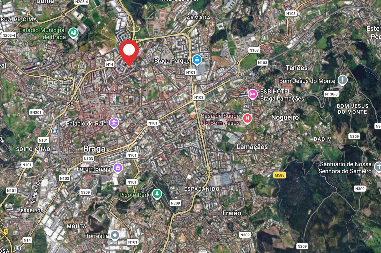 Apartamento T3 para Venda em Braga (São Vicente), Braga, Braga - Área envolvente (Imagem 4)