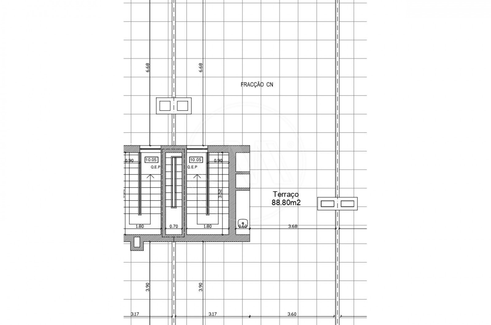 Apartamento T2 para Venda em Esposende, Marinhas e Gandra, Esposende, Braga - Planta (Imagem 3)