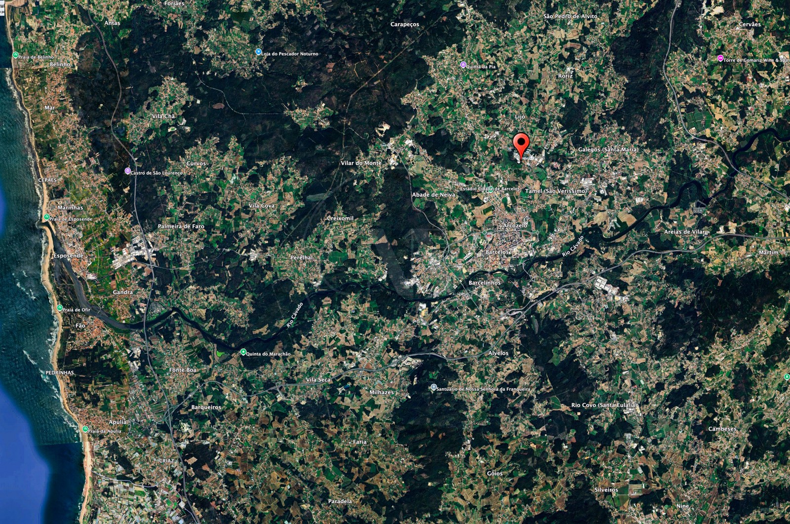 Pavilhão para Venda em Barcelos, Vila Boa e Vila Frescainha (São Martinho e São Pedro), Barcelos, Braga - Área envolvente (Imagem 2)