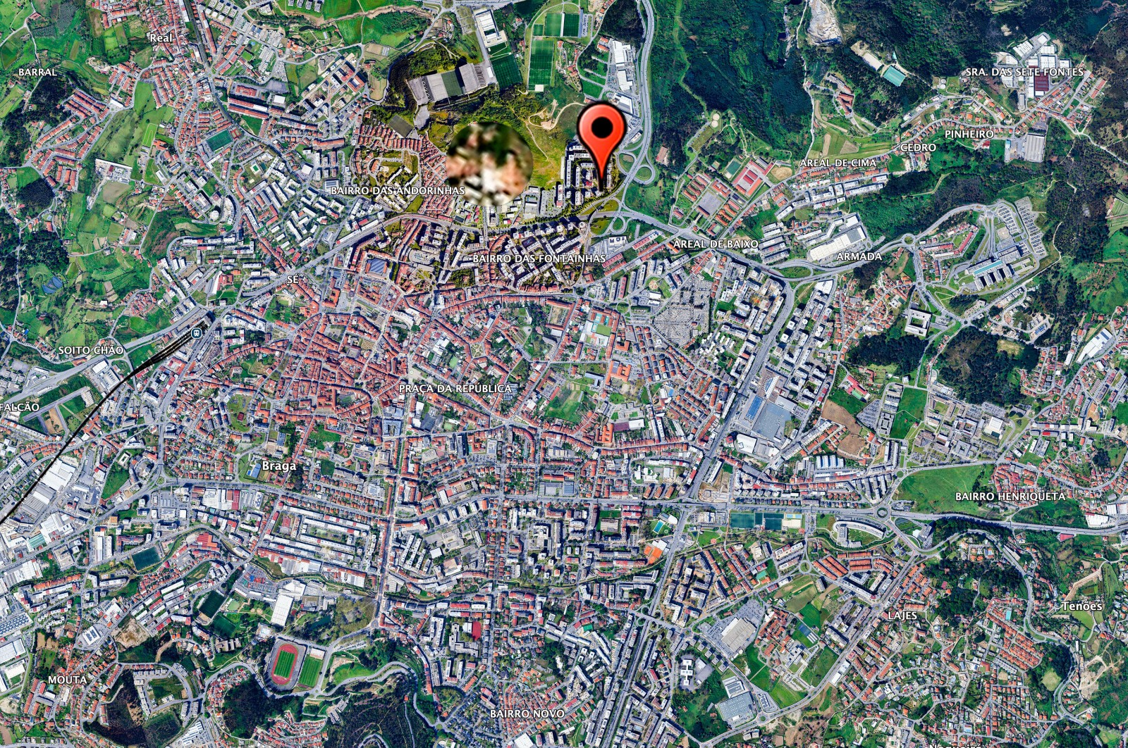 Apartment T3 for For sale in Braga (São Vicente), Braga, Braga - Área envolvente (Imagem 2)