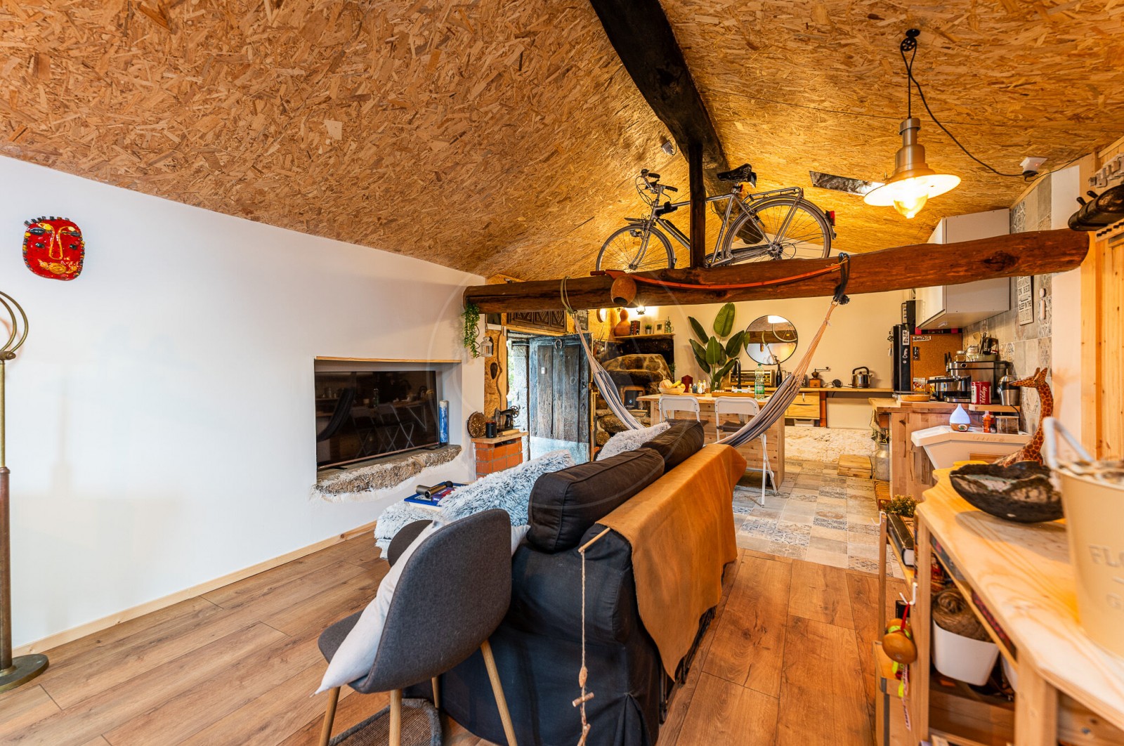 Moradia T1 para Venda em Aboim, Felgueiras, Gontim e Pedraído, Fafe, Braga - Sala (Imagem 4)