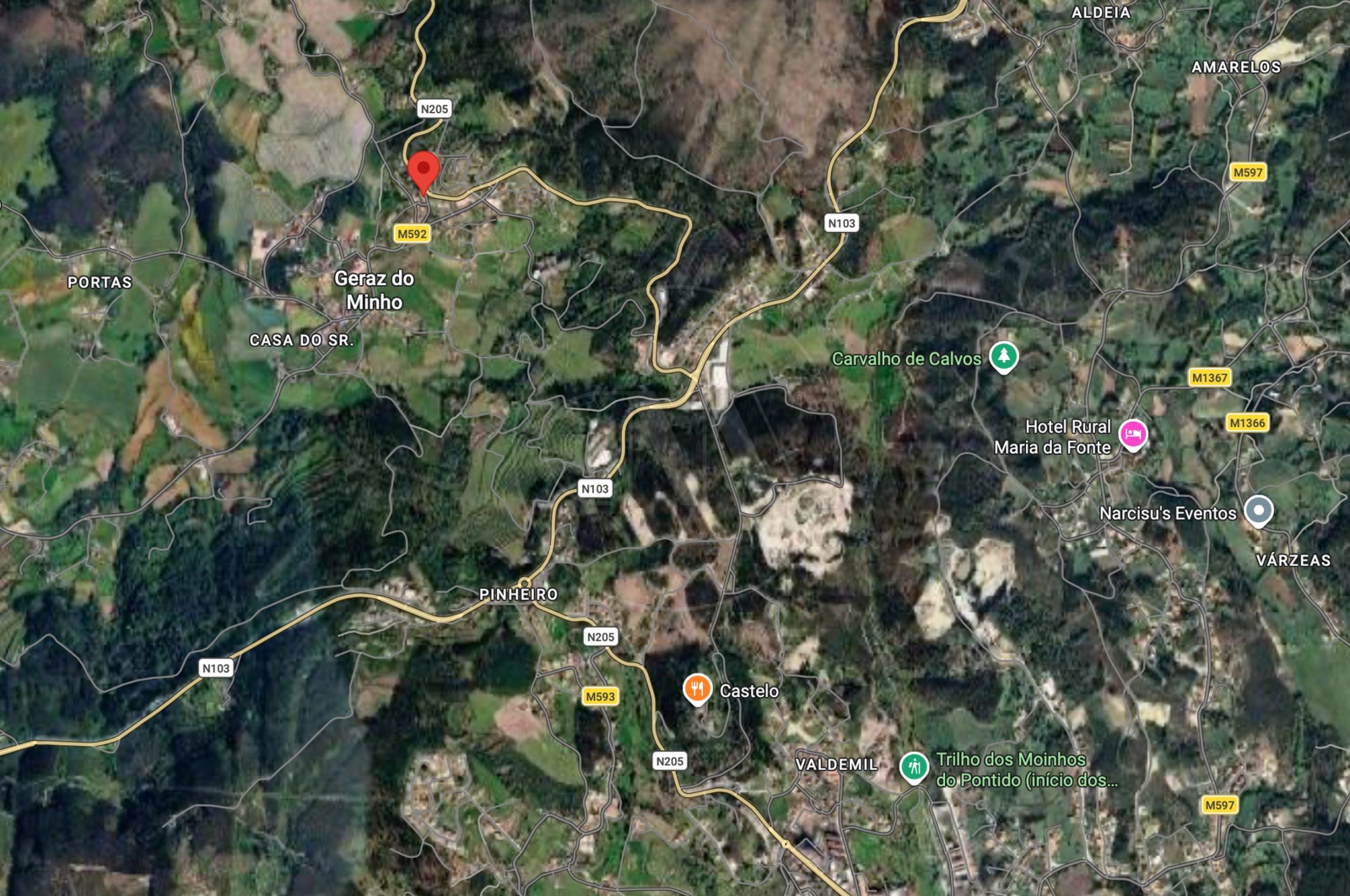 Moradia T4 para Venda em Geraz do Minho, Póvoa de Lanhoso, Braga - Área envolvente (Imagem 7)
