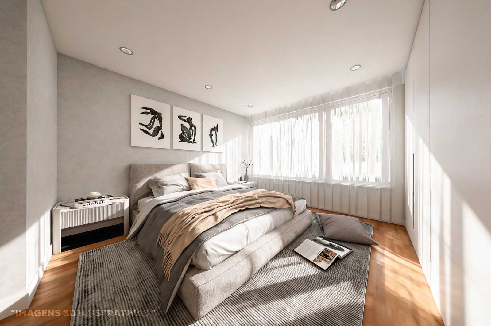 Apartamento T2+1 para Venda em Merelim (São Pedro) e Frossos, Braga, Braga - Quarto (Imagem 6)