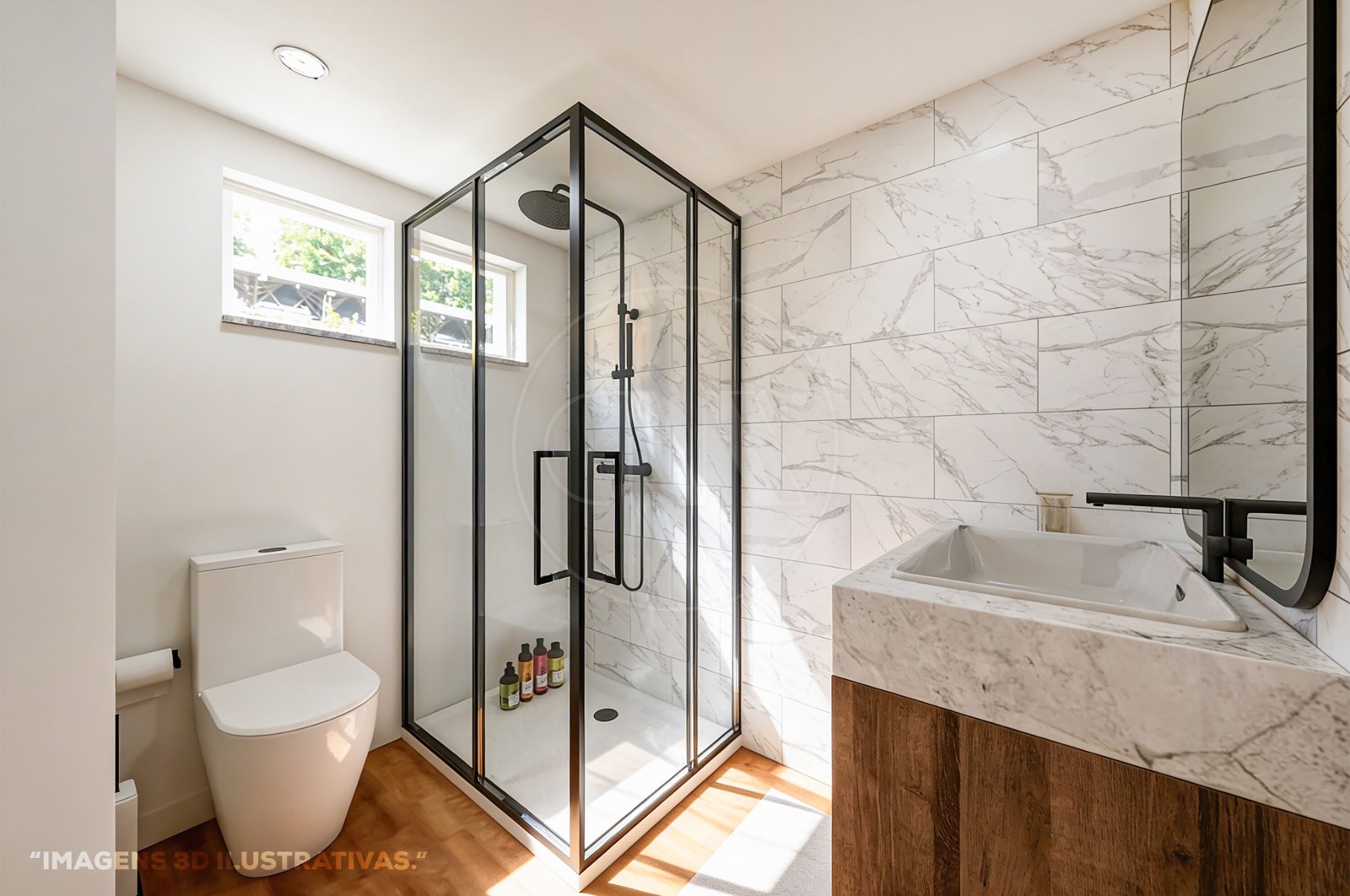 Apartamento T2+1 para Venda em Merelim (São Pedro) e Frossos, Braga, Braga - Casa de banho (Imagem 2)
