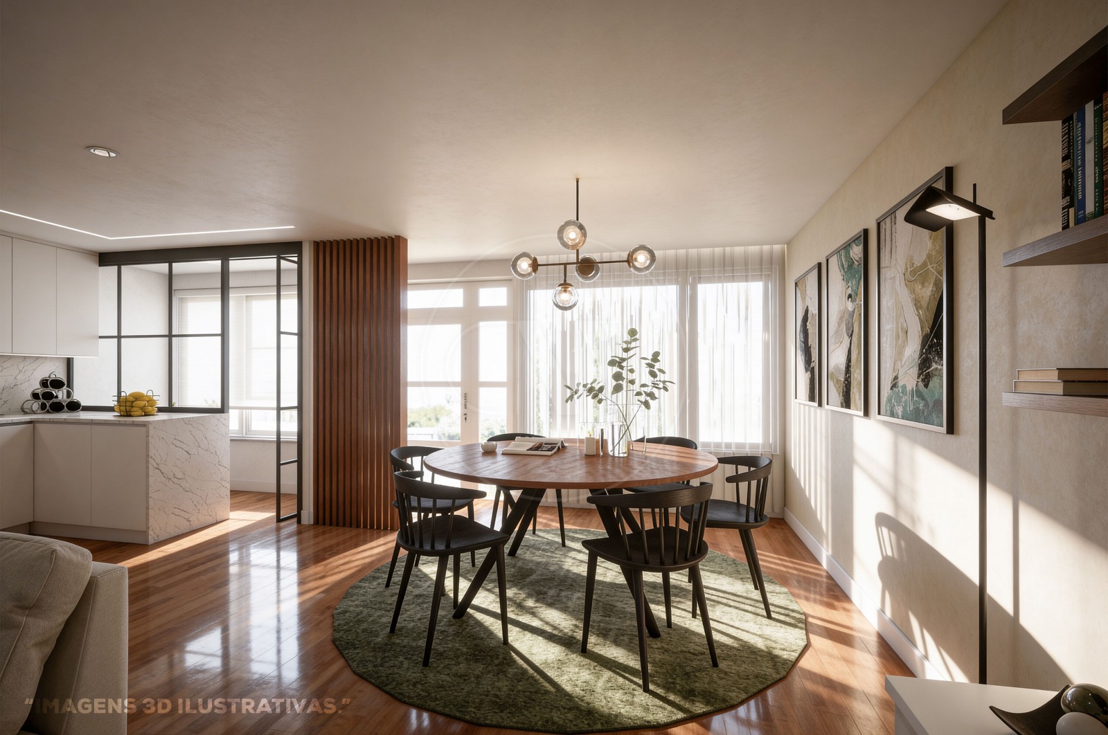 Apartamento T2+1 para Venda em Merelim (São Pedro) e Frossos, Braga, Braga - Sala (Imagem 1)
