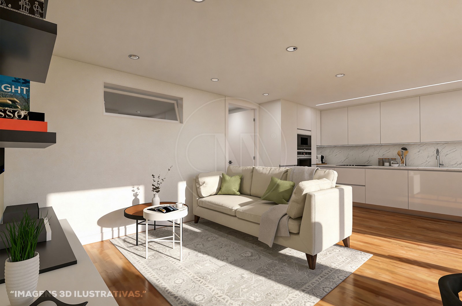 Apartamento T2+1 para Venda em Merelim (São Pedro) e Frossos, Braga, Braga - Sala (Imagem 5)